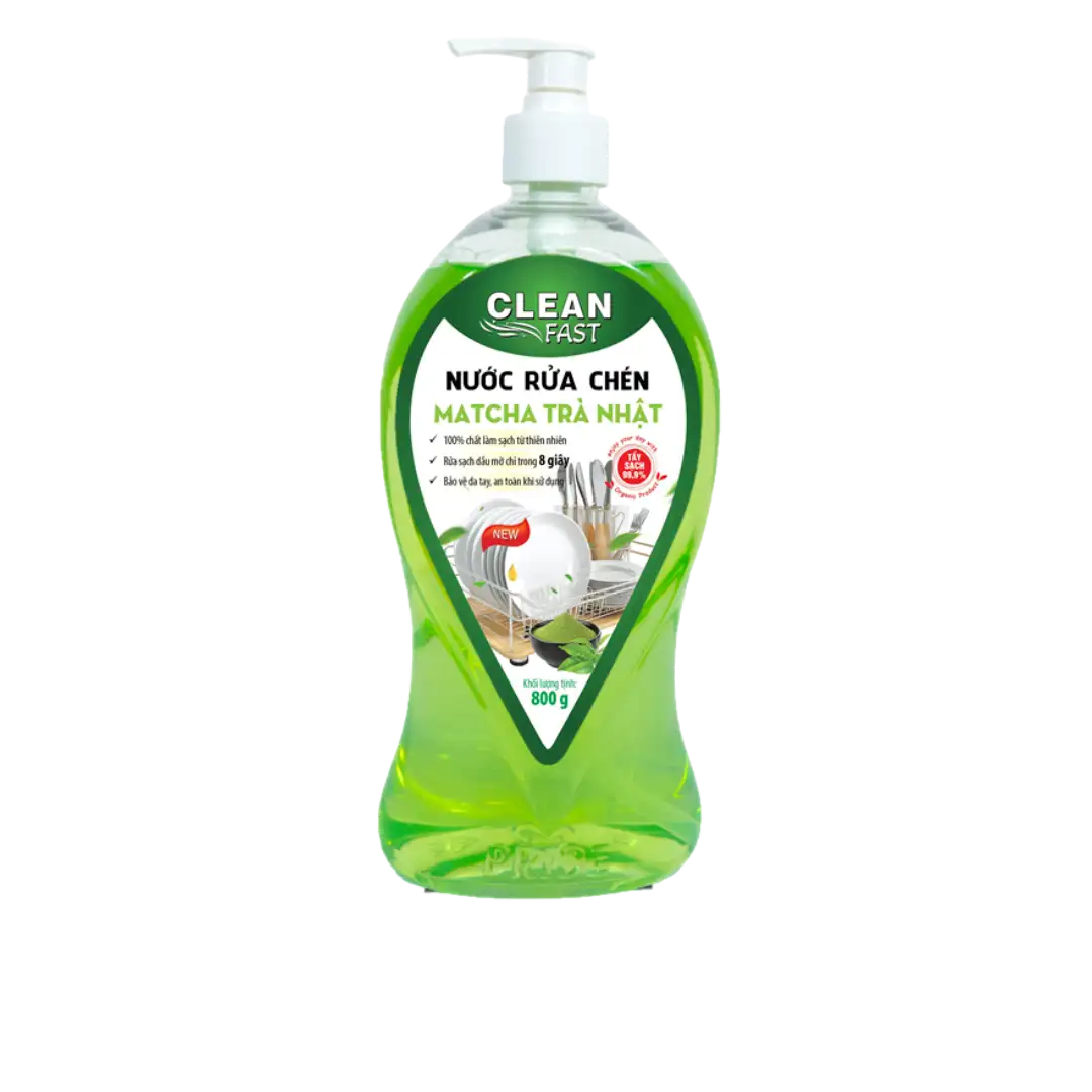 Nước rửa chén Matcha trà Nhật 800g